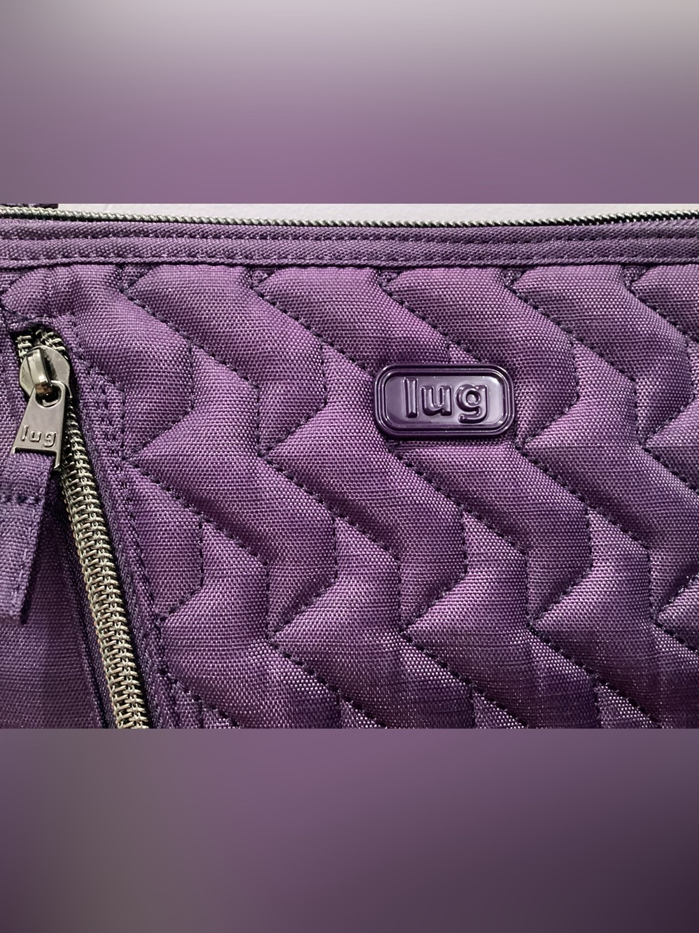 Lug Swivel Convertible Crossbody Bag. Brushed Concord Purple. NWOT. With Drizzle - Picture 7 of 12